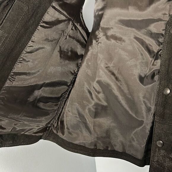 NRA Leather Vest Concealed Pocket Men’s Medium - Picture 6 of 8